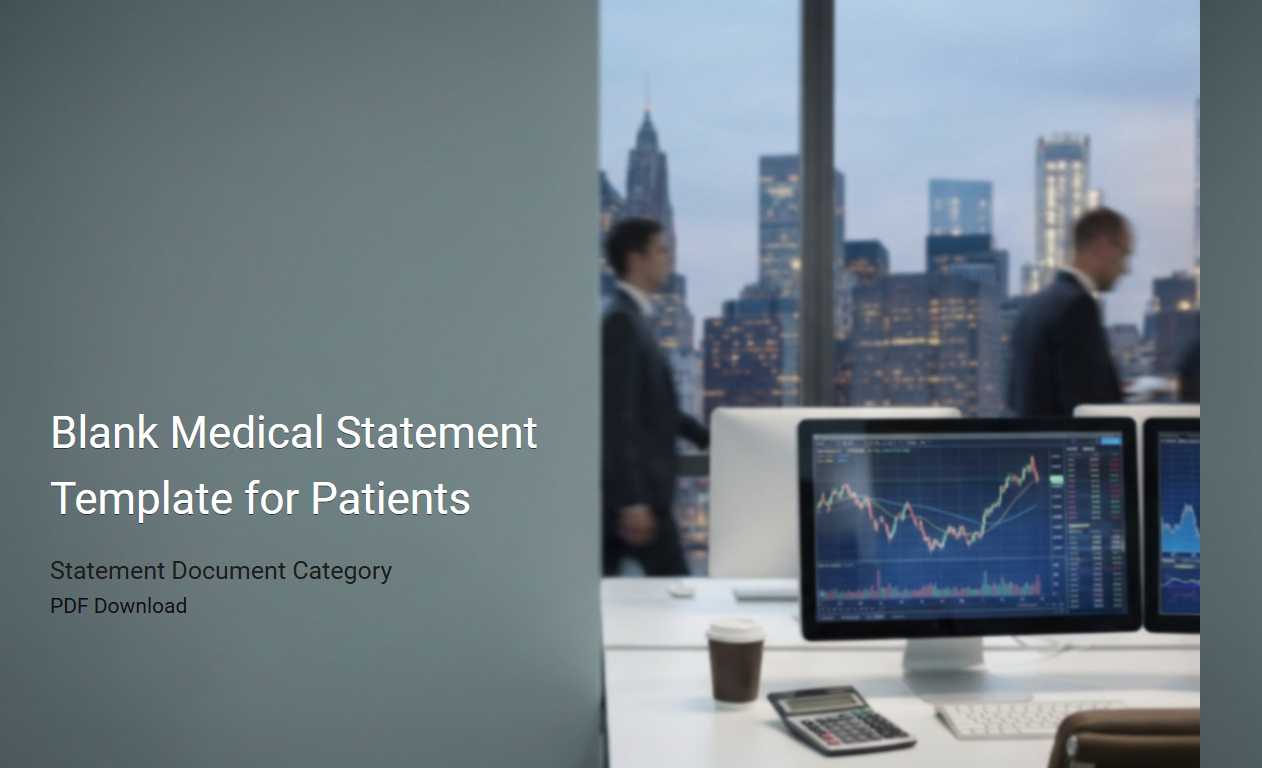 Comprehensive Blank Medical Statement Template for Patient Documentation