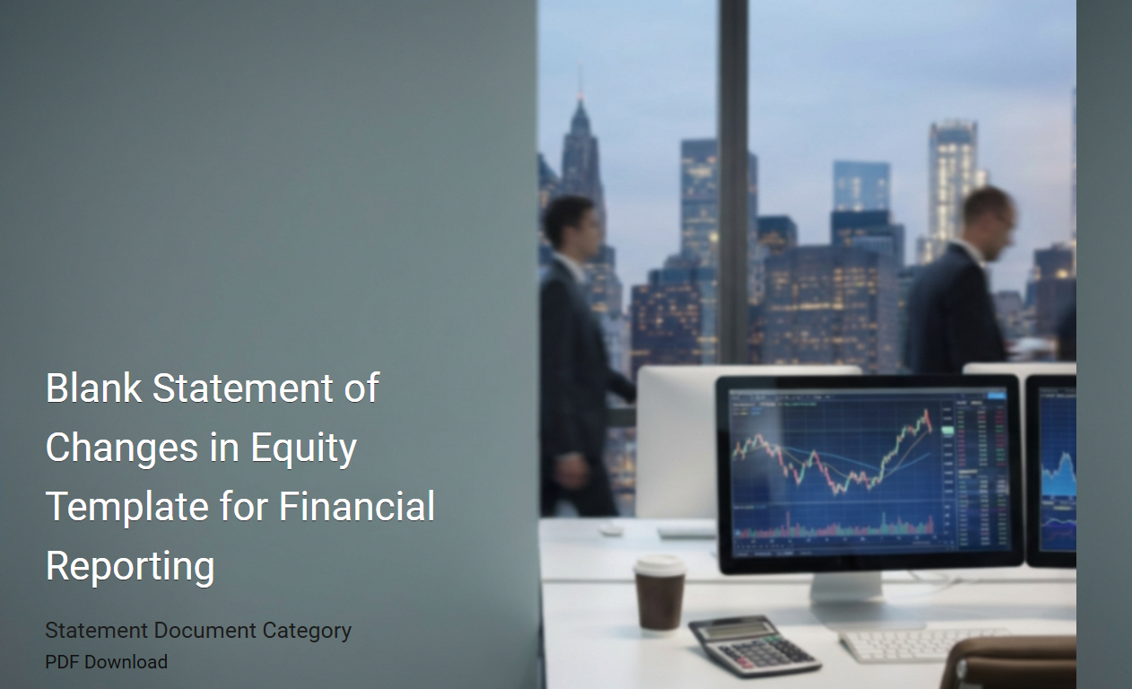 Downloadable Template: Statement of Changes in Equity Format for Accurate Financial Reporting