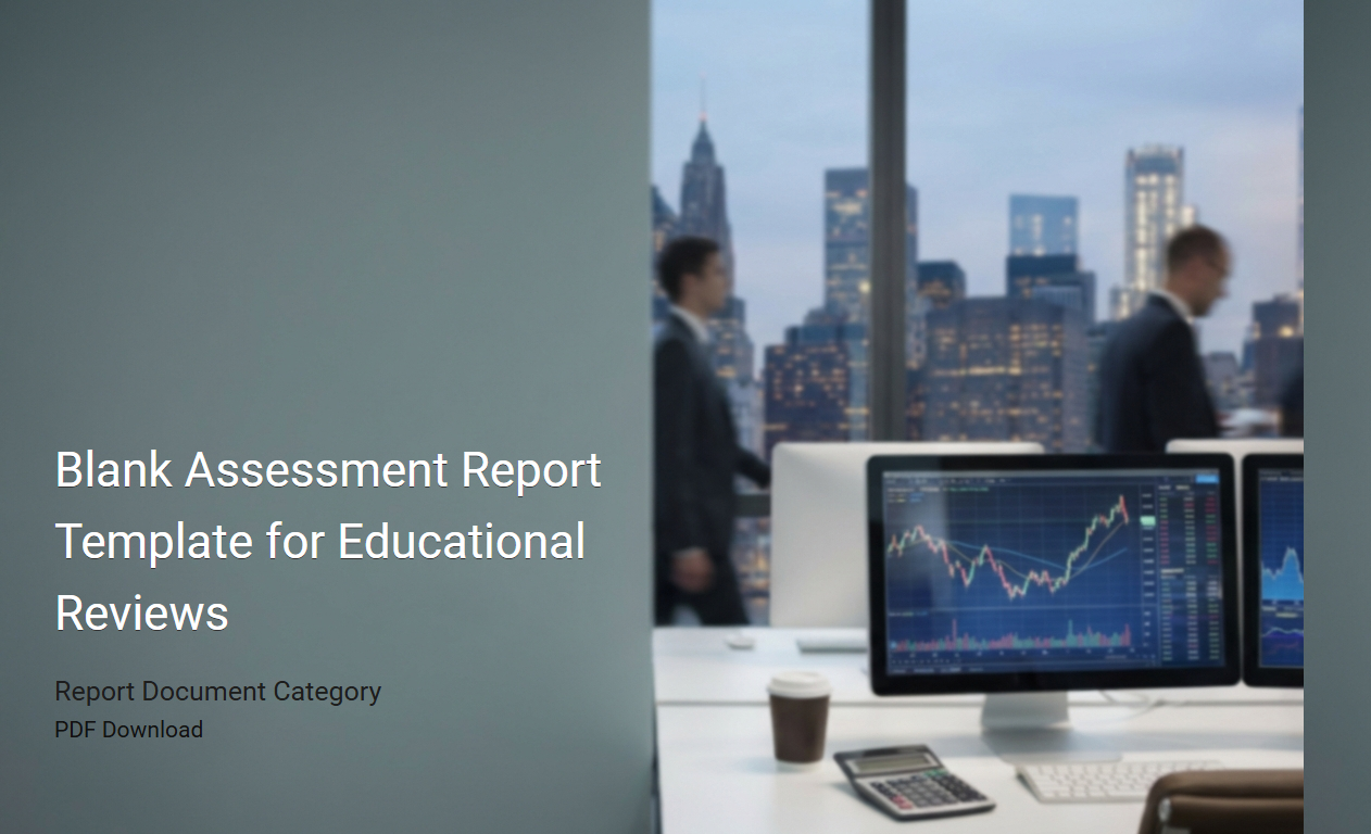 Comprehensive Blank Assessment Report Template for Educational Evaluations