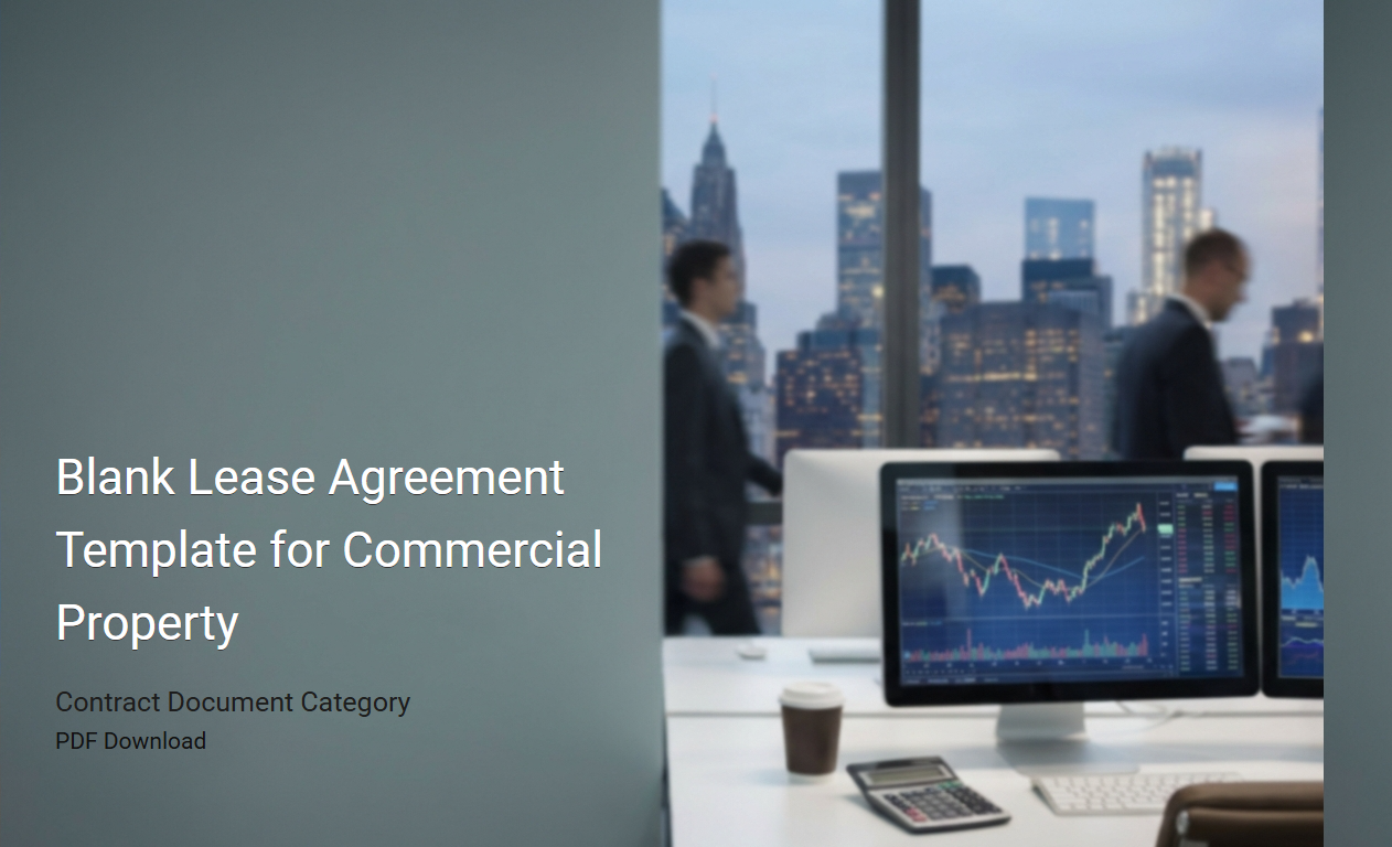 Comprehensive Blank Lease Agreement Template for Commercial Property